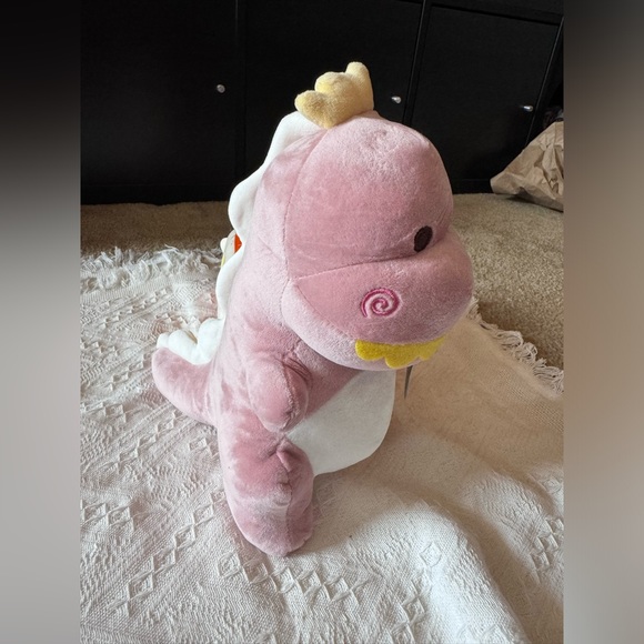 Plush pink dinosaur - Picture 2 of 6